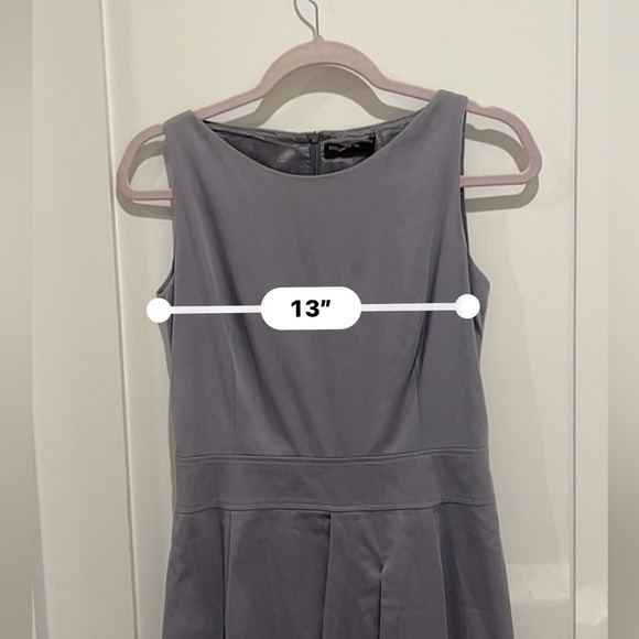 Luciano Barbera gray dress size 6 - Picture 4 of 5